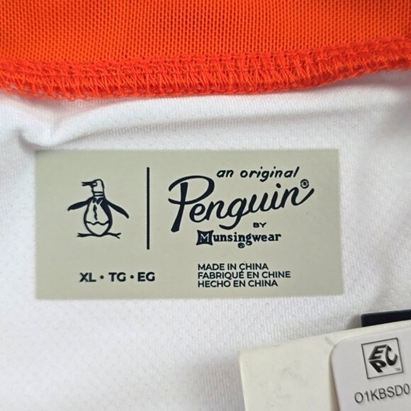 NWT Penguin Women's White Orange  Colorblock Tennis Skort Skirt Stretch Size XL - Picture 11 of 15